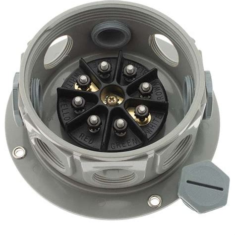 truck lite round junction box|12 pin junction box.